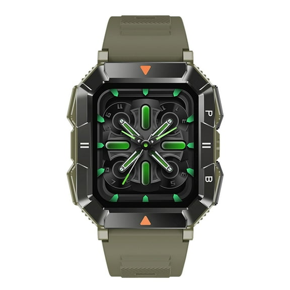 Vfedsrsge Smart Watch Full Screen, Smart Watches for Android IOS Phones, Smart Fitness Watch for Women Men Green