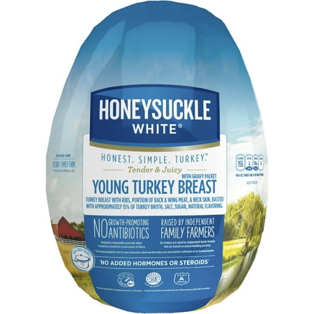 Honeysuckle White Frozen Turkey Breast, Bone-In 2.5-10.0 (Best Frozen Turkey Burger Brand)