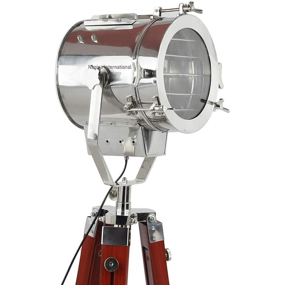 Nagina International, Floor Lamp Home Decorative Vintage Design Tripod Lighting Searchlight Spot Light