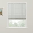thumbnail image 4 of TWOPAGES 33"x60" Cordless Jacquard Linen Blend Blinds Light Filtering Roman Shade for Living Room, 1 Piece, Ink, 4 of 6