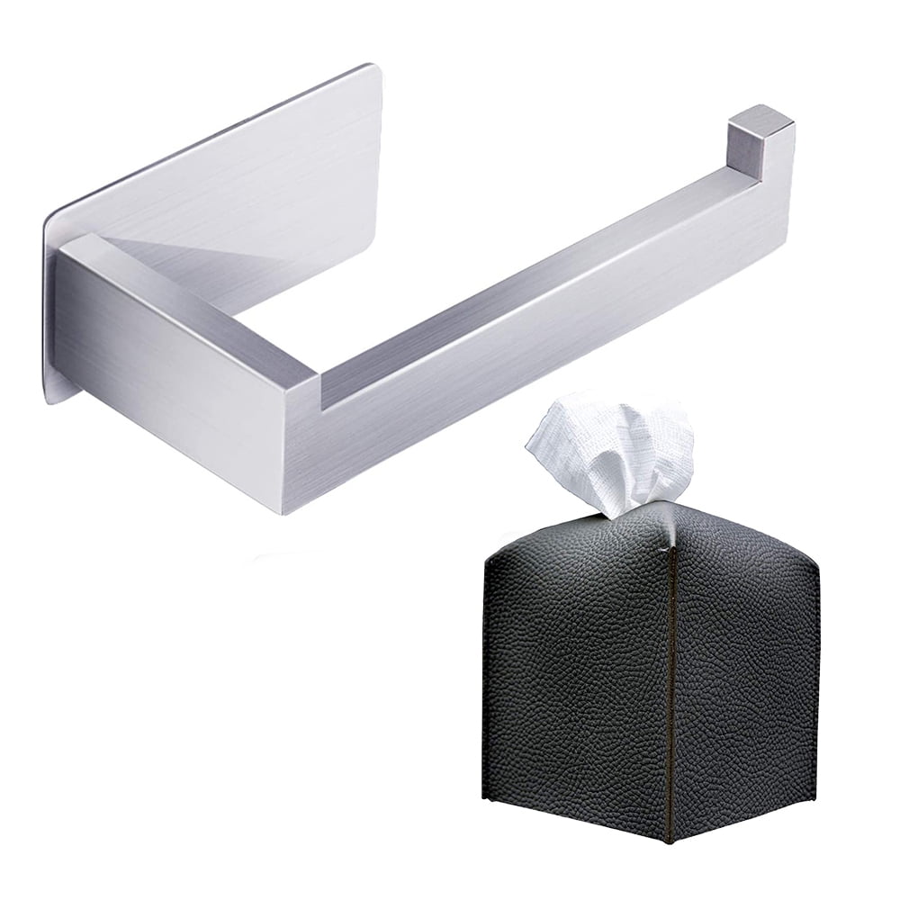 Toilet Paper Holder No Drilling Toilet Paper Holder SelfAdhesive