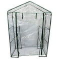 thumbnail image 3 of Walk in Greenhouse with PVC Cover Garden Grow Growing Room with Shelves, 3 of 3
