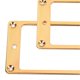 thumbnail image 3 of 2Pcs Electric Guitar Pickup Frames, Metal Replacement Humbucker Pickup Mounting Ring for Decoration, Gold, 3 of 4