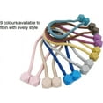 thumbnail image 5 of 4 Piece Magnetic Curtain Tiebacks Holdbacks, Modern Curtain Tieback Clips, Curtain Rope Holder Tie Backs, Decorative Hold Backs for Home Office Decoration (Purple), 5 of 5