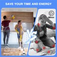 thumbnail image 6 of Electric Spin scrubber with 5-cell battery indicator, electric cleaning brush with 7 different replacement brush heads and detachable telescopic pole, 6 of 8