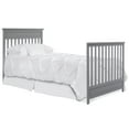 Dream On Me Harbor 4in1 Convertible Mini Crib in Steel Grey