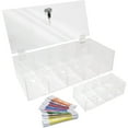 thumbnail image 3 of Nadex Coins ENR1-1102 5-Compartment Currency Tray with Locking Cover, 3 of 4