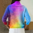 thumbnail image 5 of Dwralegc Womens Sweaters Fashion Multicolor Cowl Neck Knitted Pullover Long Sleeve Blouses Jumper Lightweight Fall Winter Sweater Multicolor S, 5 of 5
