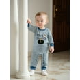 thumbnail image 5 of BemeyourBBs Baby Boys Sweatshirts Rompers Golf Letter Embroidery Fall Clothes, 5 of 9