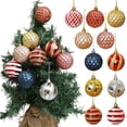 thumbnail image 2 of 6 piezas/caja de bolas de Navidad de 6 cm, adornos para árbol de Navidad, adornos colgantes, decoración para fiesta, regalo de Navidad, Año Nuevo 2025, accesorios de adornos, 2 of 5