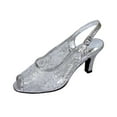 thumbnail image 5 of FLORAL Ashley Women's Wide Width Peep-Toe Dress Shoes, 5 of 11