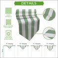 thumbnail image 5 of Sage Green Striped Table Runner Linen Burlap Table Runner 72 Inches Long Modern Green Stripes Farmhouse Dresser Scarves for Kitchen Island Coffee Dining Room Party Wedding Holiday Decoration 14"x72", 5 of 8