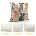 thumbnail image 4 of SHANXI Square Throw Pillow Covers Colorful Flowers Pillow Cases Decorative for Home Bedroom Sofa Floral Seamless Pattern Design Pillowcases Standard Size 22x22in, 4 of 5