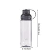 thumbnail image 2 of 1000ml High Temperature Resistant Transparent Portable Sports Water Cup, Lightweight and Durables, Suitable for Outdoor Sports and Daily Commuting(Gray), 2 of 6