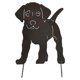 thumbnail image 1 of Outdoor Pots Metal Animal Stakes Garden Figure Decoration Dog Garden Ornament, 1 of 2