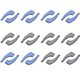 thumbnail image 1 of Anti-slip Eyeglass Ear Grips Hook Comfortable Silicone Elastic Eyeglasses Temple Tips Sve Retainer-for Eyewear Sunglasses Spectacles Glasses,s, 1 of 4