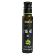 PÖDÖR Premium Pine Nut Oil - 3.4 fl. Oz. - Cold-Pressed, 100% Natural, Unrefined and Unfiltered, Vegan, Gluten-Free, Non-GMO in Glass Bottle