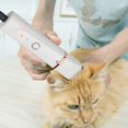thumbnail image 4 of CBFFDC USB Rechargeable Pet Clipper 4 in 1 Electric Pet Grooming Kit Silent Low Noise Waterproof Easy to Clean Multi Cutter Head Portable Pet Hair Trimmer, 4 of 6