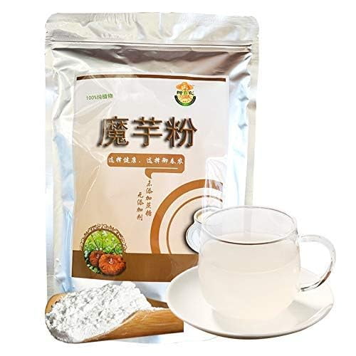 Konjac flour 17.63oz Meal substitute Rough grains for catering Instant food 魔芋粉500g