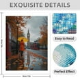 thumbnail image 3 of Diamond Art Kit for Adults, Autumn Umbrella London Street Scene Diamond Painting for Adults Beginners, 5D DIY Diamond Art Painting Kits, Colorful Diamond Painting Craft for Home Decor 12x16, 3 of 7