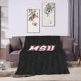 thumbnail image 4 of Montclair State University Logo Ultra-Soft Micro Fleece Blanket Soft Comfortable Flannel Blanket Available for Bed Couch Living Room, 4 of 4