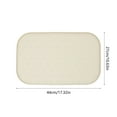 thumbnail image 3 of Pet Feeding Food Mat with Raised Edge, Rectangular Silicone Anti-Slip Waterproof Pet Bowl Mat Placemat for Dog and Cat (Beige), 3 of 6