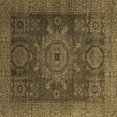thumbnail image 1 of Ahgly Company Indoor Square Abstract Brown Modern Area Rugs, 4' Square, 1 of 4