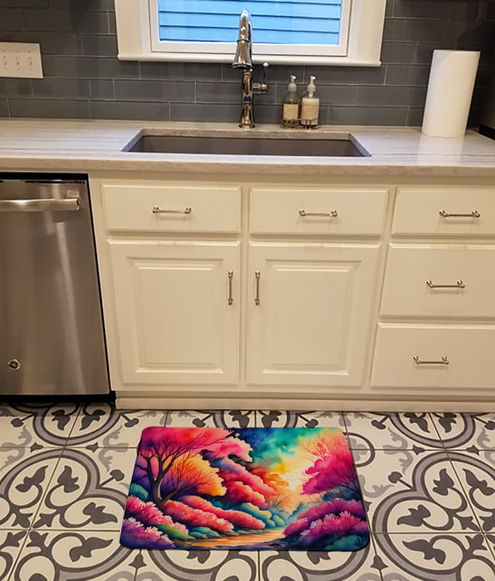 Carolines Treasures DAC1409RUG 19 x 27 in. Unisex Azaleas in Color Memory Foam Kitchen Mat