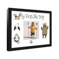 thumbnail image 2 of Child's First Ski Trip Frame Black Wood Frame with Ski Trip Theme Mat Made to Display Photos, 2 of 4
