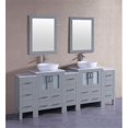 thumbnail image 1 of Mercury Import Group AGR224BWLCM3S 84 in. Bosconi Double Vanity Set - Gray, 1 of 1