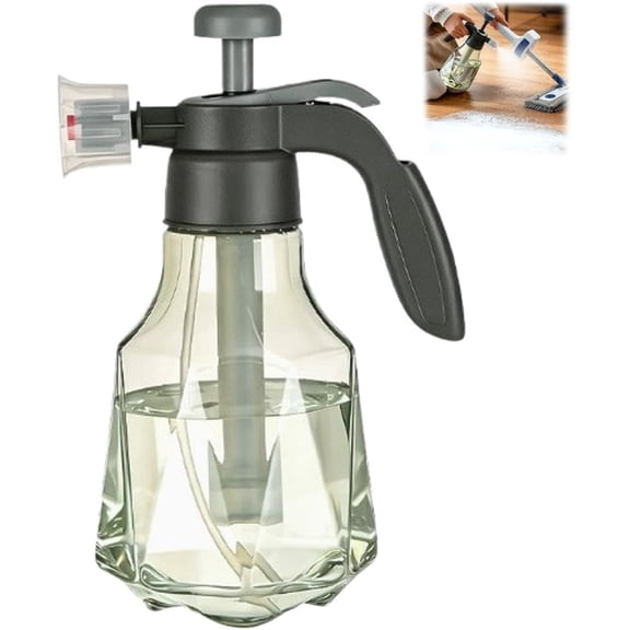 1.5L Pressurized Foam Spray Bottle For Kitchen Car Washing Gardening Pet Bath, Body, Thickened Leakproof Windproof C Nozzle,