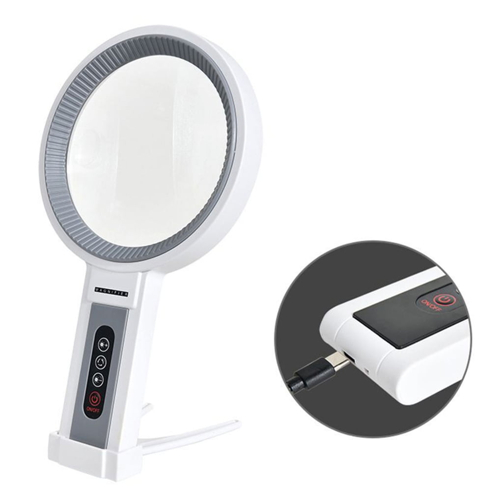 MOMOJIA Optical Lens Handheld Magnifying Glass for Precisions Tasks and Repair