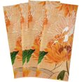 thumbnail image 2 of SKYSONIC Retro Golden Sunflowers Kitchen Dish Towels 4 Pack Absorbent Hand Towels, Lint-Free 18"x28" Vintage Summer Music Fast Drying Hanging Dishcloths for Cooking Baking Home Clean Decor, 2 of 7
