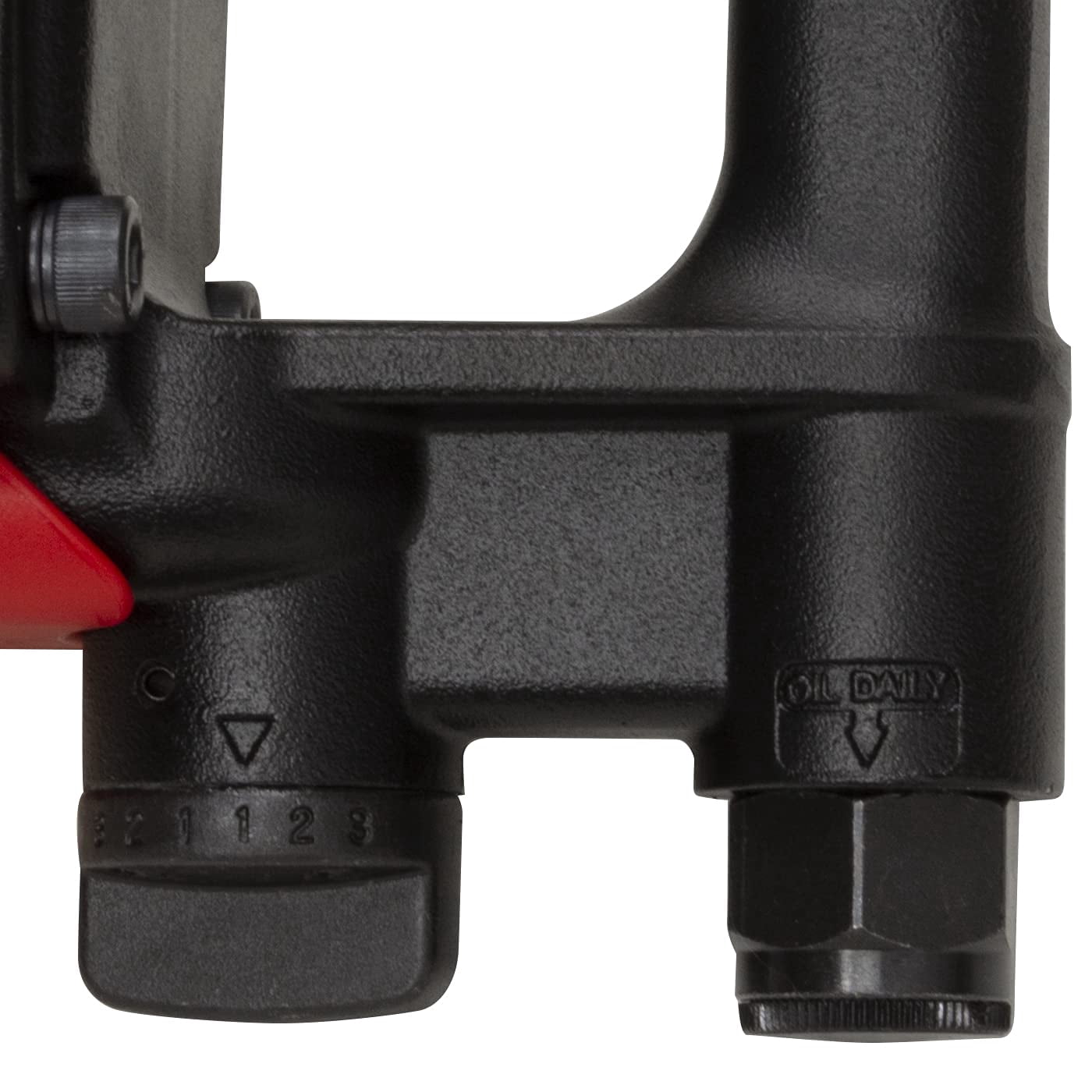 MTS 53370 1-Inch Drive Heavy Duty Pneumatic Air Powered Impact Wrench, Pinless Clutch, with Max Torque of 2,200 ft-lbs, Working Torque Range 400-1,650 ft-lbs, 10 cfm, Weight 26.2 lbs.