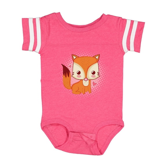 Inktastic Fox Girl Cute Woodland Animal Girls Baby Bodysuit