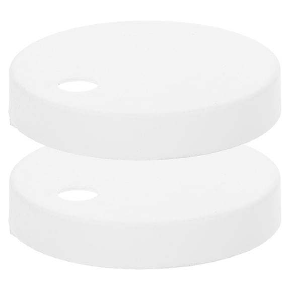 LOLIPPYY Toilet Seat Bolt Covers White Plastic Easy Installation Aesthetic Enhancement