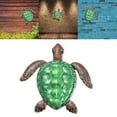 thumbnail image 1 of Decoración de Ped de Tortuga Tortuga Colgan Ped Escultura de Tortuga Decoraciones Decoración de Habitación única pa El , Verde Vert perfecl Colgante de pared de tortuga de hierro, 1 of 7