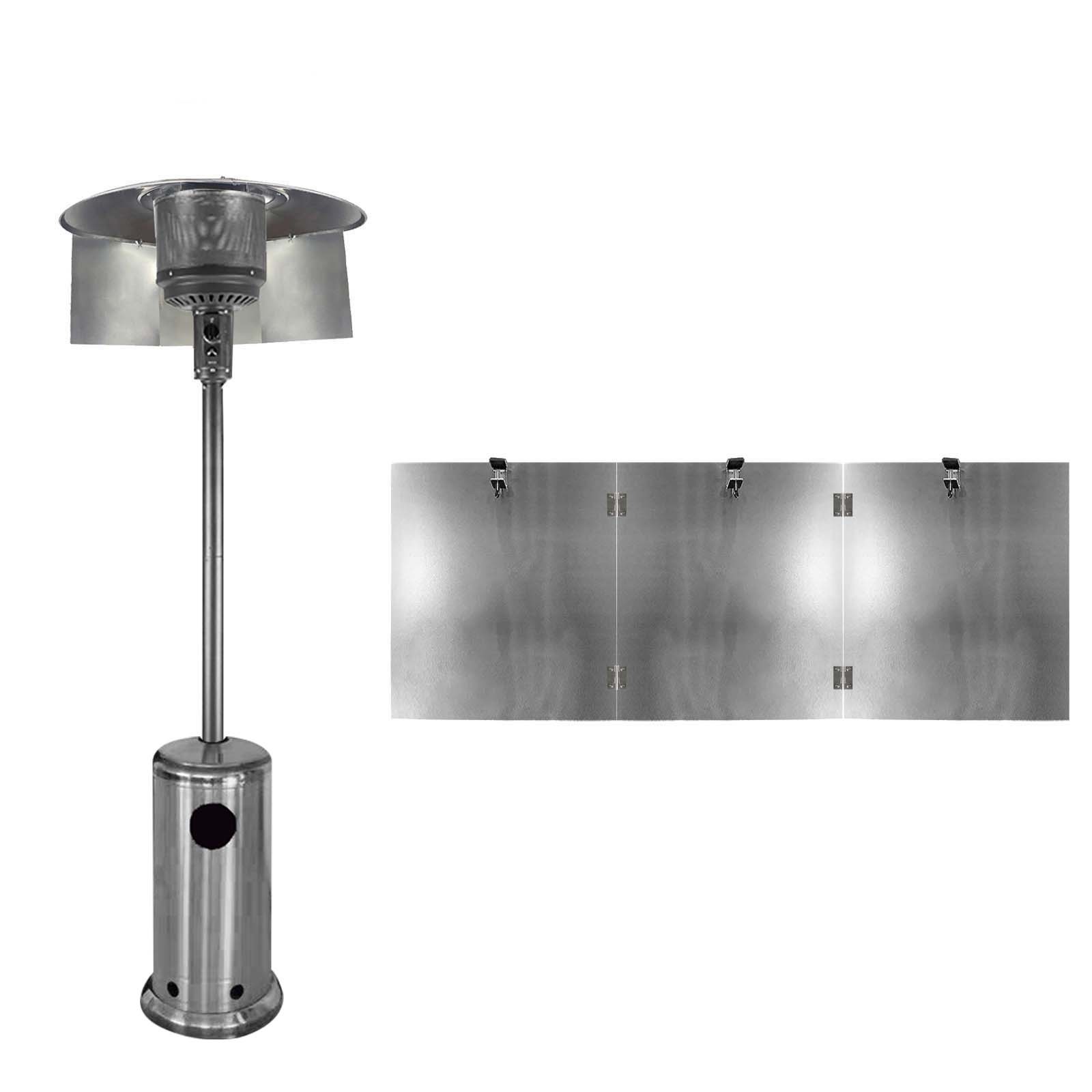 Jpgif Heat Focusing Reflector for Round Natural Gas and Propane Patio