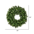 thumbnail image 3 of Vickerman G193736 36 in. Bangor Mixed Pine Wreath with 277 PVC & Hardneedle Tips, 3 of 3