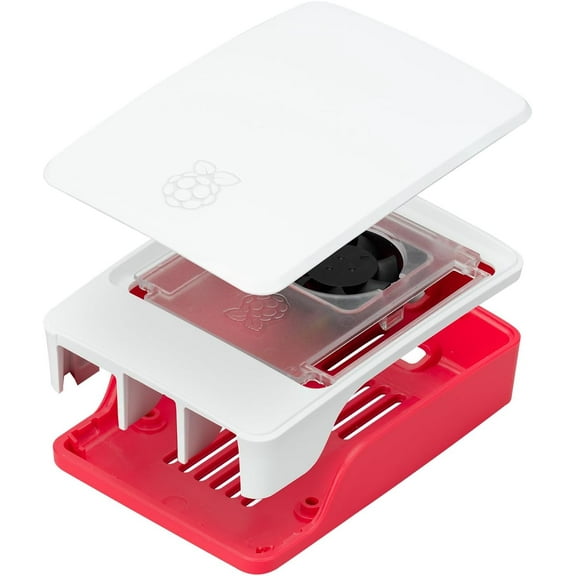 Raspberry Pi Official Raspberry Pi 5 Case, Red/White