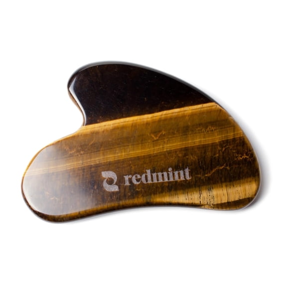 Gua Sha Tool Redmint Tiger Eye para masaje facial