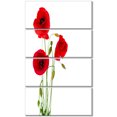 thumbnail image 2 of Fleurs de Coquelicot Rouge Isolées - Impression sur Toile Florale, 2 of 3