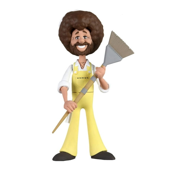 NECA Toony Classics: Bob Ross with Overalls 6-Inch Action Figure