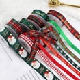 thumbnail image 3 of 12 Cintas de Navidad de 5 Yardas Cada Cinta de GrogréN de Navidad, Cinta de Navidad para Envolver Regalos, Manualidades DIY, 3 of 10