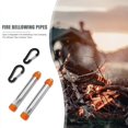 thumbnail image 2 of Tubo de soplador JShteea Herramienta de bramido de Fuego plegable acero inoxidable, 2 of 5