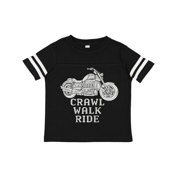 Inktastic Crawl Walk Ride Motorcycle Boys or Girls Toddler T-Shirt
