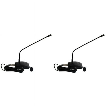 2X Wired Conference Gooseneck Microphone Desktop Condenser Microphone Speech Condenser Microphone Broadcasting