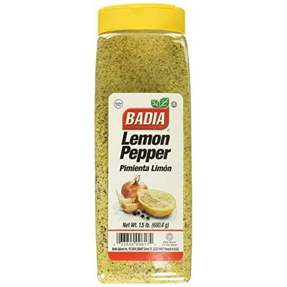 Badia Lemon Pepper, 1.5 Pound (Pack of 6)