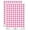 Hot Pink, variant on Square Cartoon Skull Skeleton Bones 200+ Round Stickers - Gloss Finish - 0.50" Size - Light Blue