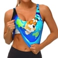 thumbnail image 4 of Lsque Bluey Printed Women'S Sports Bra, Compression, Moisture Wicking, High-Impact Sports Bra For Women,Supportive sports bra-Large, 4 of 9